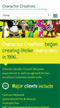 Mobile Screenshot of character-creations.com